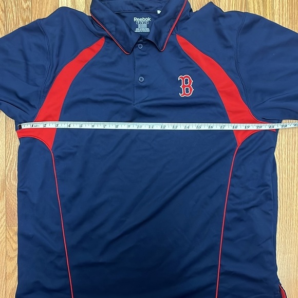 Vintage REEBOK Men's Boston Red Sox‎ Short Sleeve PoloShirt - Large - Picture 5 of 6